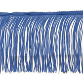 Vágott végű rojt 15 cm hosszú - ROYAL BLUE